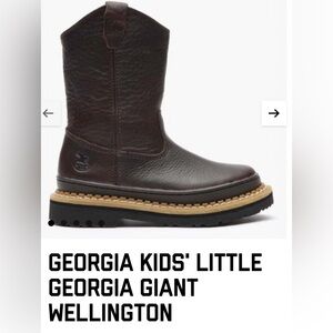 Georgia Kids' Little Georgia Giant Wellington Boots Sz 3
